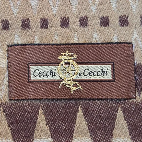 Cecchi e Cecchi Luxury Wool Wrap Scarf Southwest Aztec - Picture 3 of 16